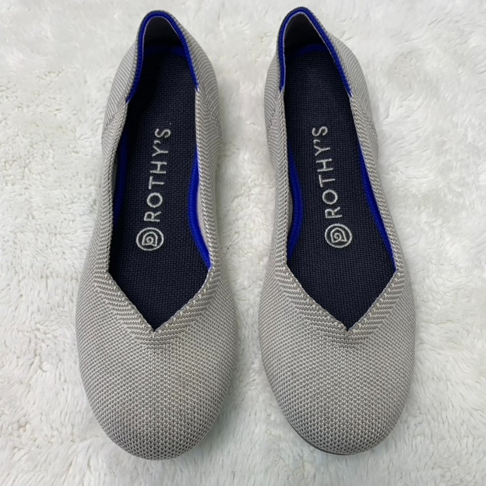 Rothy’s Women's Gray Round Toe Shoes Flats Size 7